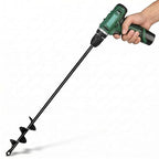 Auger Drill Bit for Planting, 1.6" x 16.5" Heavy Duty Garden Auger, Post Hole Digger, Bulb Planter, Fence Post Hole Tool for 3/8" Hex Drive Drill