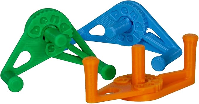 Bendies LST Plant Training Clips 15 Pack Orange - v2.0 Adjustable Low Stress Support Clips for Stem Bending, Grow Tent, Plant Ties & Gardening Accessories