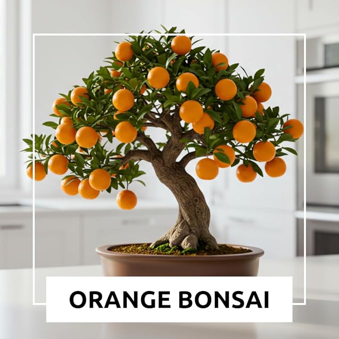 Dwarf Orange Seeds for Planting – 10 Hardy Orange Seeds – Grow Compact, Fruit-Bearing Trees or Bonsai
