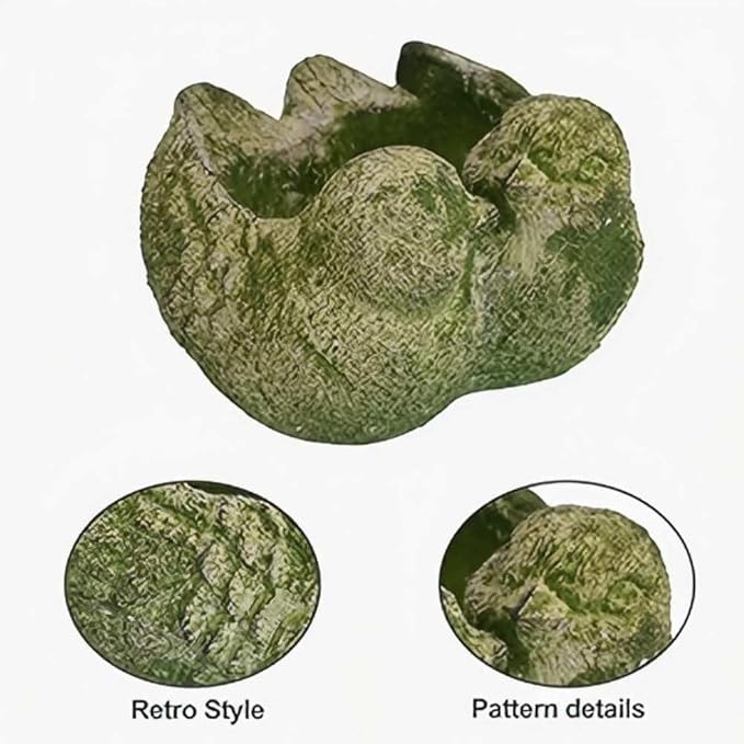 Vintage Cement Animal Planter Pots,Cement Succulent Planter,Indoor & Outdoor Garden Decor Rustic Shabby Flower Plants for Home,Patio,Balcony(Bird)