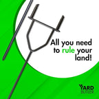 Yard Butler Aerator & Irrigator Bundle, IBDB-1 - Lawn Care Tool for Aerating - Long-Handled - Power-Coated Steel Construction - Comfortable Cushioned Handles Garden Tool - Easy to Use