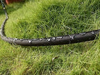 LINEX Flat Soaker Hose 150 ft for Garden Beds, Drip Hose 1/2'' x 75 ft 2 Pack Save Water 80%, Heavy Duty Irrigation Sprinkler Hose