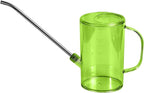 Plastic Watering Can - Small with Long Spout - 1/4 Gallon - 32 Oz - Green