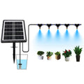 FLEXMAN Solar Spray Irrigation System Kit, 15 Pots Automatic Self Watering Solar Powered Timer Mode Spray Irrigation Kit for Roof Cooling, Lawn, Garden, Vegetable Irrigation ﻿