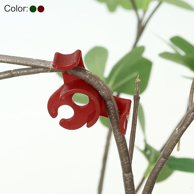PATIKIL 90 Degree Plant Bender, 30 Pcs Plastic Plant Stem Training Clips for Low Stress Training, Green