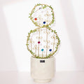 1PCS Hoya Trellis Plant Support Indoor Metal Frame Unique Trellis for Climbing Plants Potted Hoya Pots Small Houseplant Vine Support for Plant Lovers Home Decor