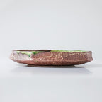 Wazakura Minoyaki Series Round Ikebana Flower Vase Made in Japan, Arrangement Pottery Supplies - Lily Pad