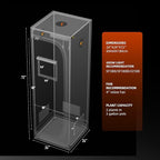 Spider Farmer 2x2x6 Grow Tent 2025 New, 24"x24"x72", with Hook for Controller, View Window, Side Buckle for Door, 1680D Thicken Mylar Canvas for Indoor Hydroponic Growing for SF1000, SE1500, G1500