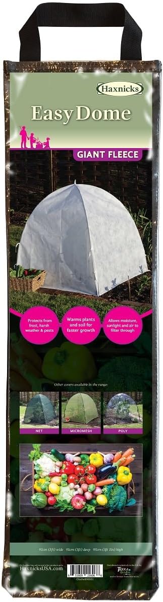 Tierra Garden Haxnicks Giant Fleece Plant Protection Dome, 36" L x 36" W x 37" H