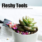 19Pcs Succulent Tools,Mini Garden Small Gardening Tools Indoor, Transplanting Gardening Tools,Pruning Shear Gardening Scissors,Hand Tool kit for Bonsai Indoors Small Plants (Red)