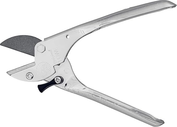 Original LÖWE 5, 100-Year Anniversary Edition - Professional Anvil Pruning Shears 5.100 Made of Metal with Stainless, Non-Stick Coated Steel Blade and Handcrafted Leather Holster