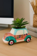 The Bridge Collection Hippy Vehicle Planter Pot (Love 'Bug')