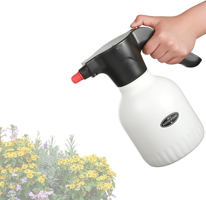 Electric Spray Bottle, 2L/0.5 Gallon Plant Sprayer, Pump Sprayer with Adjustable Nozzle, Suitable for Indoor Plant Watering, Fertilization, Gardening & Cleaning