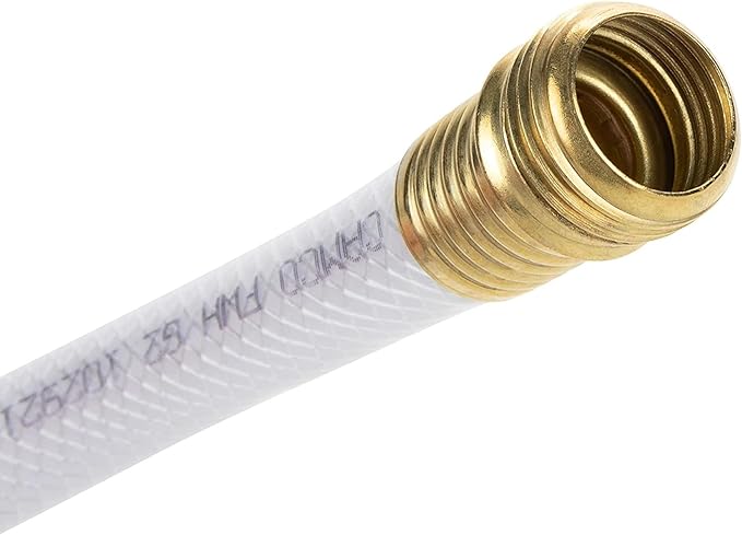 Camco TastePURE 75-Ft Water Hose - RV Drinking Water Hose Contains No Lead, No BPA & No Phthalate - Features Reinforced Design & Crafted of PVC - 5/8” Inside Diameter, Made in the USA (21008)