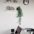 2pcs Fake Hanging Plants for Room Decor,Artificial Potted Plants Eucalyptus for Aesthetic Vintage Boho Home Office Living Bedroom Wall Patio Bathroom Bookshelf Christmas Indoor Outdoor Decor