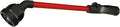 Dramm RainSelect Rain Wand – 16 Inch Aluminum Watering Wand with 9-Pattern Adjustable Spray Head & One Touch Thumb Control Valve – Garden Hose Wand for Containers, Raised Beds & Hanging Baskets – Red
