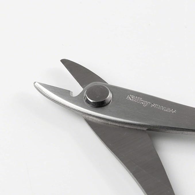 Wazakura Stainless Steel Scissor Style Wire Cutter. Made in Japan. Wire Clipping Tool, Bonsai and Ikebana Wire Stripper - Stainless Steel 160mm