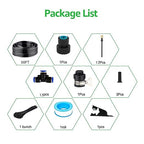 New Quick Connector Drip Irrigation Kits,Automatic Irrigation System With Replaceable 360-degree Bending Dropper,atomizing Copper Nozzle For Watering System For Garden Plant Lawn Patio.(Copper Nozzle)