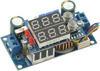 5A MPPT Solar Panel Controller DC-DC Step-Down CC/CV Charging Module with Blue Display LED Regulator Controllers