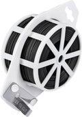 Shintop 328 Feet Garden Plant Twist Tie with Cutter for Gardening, Home, Office (Black)