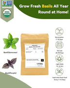 Lyko Basil Seed Pod Kit for AeroGarden, iDoo, Ahopegarden, GARDENCUBE, 7 Pods with Genovese Basil, Mint, Marigold, Borage, Dandelion, Liquorice, Hydroponics Growing System Kits for Indoor Garden