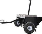 VEVOR Tow Behind Plug Aerator, 48-Inch Tow Behind Lawn Plug Aerator with Universal Hitch, Pull Behind Aerator with Iron Spikes Alternately Arranged, Lawn Aerator Tow Behind for Gardens, Lawns, Farms