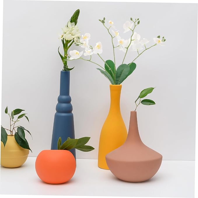 PRETYZOOM Artificial Phalaenopsis Orchid Stem Realistic Faux Butterfly Orchid Flower for Home Decor Living Room Office Wedding and Event Decoration