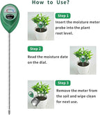 Soil Moisture Meter, Long Probe Soil Moisture Monitor for House Plants, Soil Hygrometer Moisture Sensor for Indoor & Outdoor, Garden, Farm, Lawn Plant Care, No Battery Needed(Green)