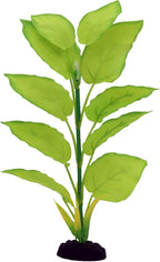 2-Pack 12 Inch Aquarium Silk Aquarium Plants, Artificial Plastic Plant for Small Tank, Goldfish, Fish Hides (Light Green, 12 Inch)
