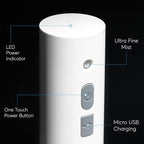 The Watering Vine Automatic Electric Spray Bottle Mister - Continuous Rechargeable Battery Sprayer for Misting Plants, Household Cleaning, Hairstyling (25 oz)