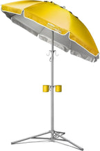 Wondershade Ultimate Portable Sun Shade Umbrella – Lightweight Adjustable Outdoor Patio & Beach Umbrella with Tripod Base (Yellow)