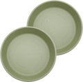 The HC Companies 14 Inch Classic Round Plant Saucer, Lightweight UV-Resistant Plastic Outdoor & Indoor Flower Pot Tray, 2-Pack Plant Pot Trays for Garden & Home Decor, Seafoam