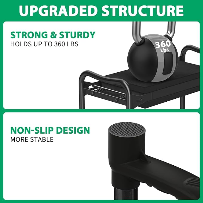 TomCare Garden Kneeler and Seat 11.14” Wider Larger Soft Kneeling Pad Garden Bench with 2 Large Tools Pouches Heavy Duty Foldable Garden Stool Gardening Gifts for Women Men Gardeners Seniors, Black