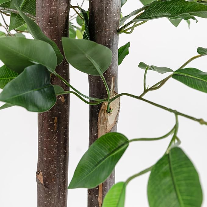 BLAINE | Ficus 39in | Decorative Artificial Plants | Large Artificial Plant | Artificial Plants for Indoor/Outdoor use | Realistic Decorative Artificial Plant for Home