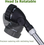 Heavy Duty Watering Wand, 22-Inch Long Metal Garden Hose Wand with Adjustable Rotating Head, Hose Nozzle Sprayer with Thumb Control, Perfect for Hanging Baskets,Shrubs and Plants