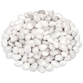 Succulent Rocks,Virekm River Rocks,Decorative Ornamental Pebbles,Garden Landscaping Stones,Gravel Filler for Home Decoration Flower Bed Fish Tank Plants Vases Succulents (1, White, 2 Pounds)