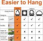 ZTSXLLIM Extension Cord Holder Organizer(4 Pack L), Extension Cord Hanger for Garage Organization and Storage, 16-Inch Heavy Duty Storage Straps, Garage Gadgets for Men