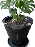 Motorized Self Watering Plant Pots for Indoor Plants, 1.25 Gallon Automatic Planter with Programmable Pump, LED Indicator for Office Decor & Gardening