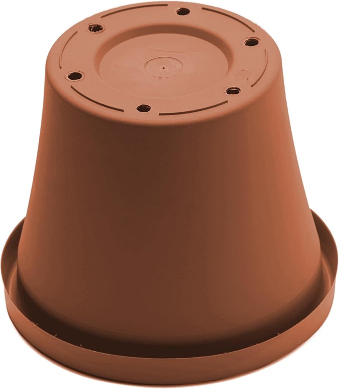 Bloem Terra Pot Planter: 12" - Terra Cotta - Durable Resin Pot, for Indoor and Outdoor Use, Gardening, 3.5 Gallon Capacity, Saucer Sold Separately