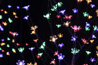 Lightshare Set of 3 LED Cherry Blossom Trees, 4FT 5FT and 6FT Lighted Artificial Trees Multicolor with Remote Contrl for Decoration Inside and Outside, Home Patio Wedding Festival Christmas Decor