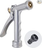 Melnor 65033-AMZ Heavy Duty Metal Nozzle with QuickConnect Product Adapter Amazon Bundle, Classic Design