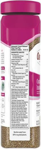 Osmocote Smart-Release Plant Food Plus Outdoor & Indoor1 - Granular, Continuous Release Plant Fertilizer with 11 Essential Nutrients, 2 lbs.