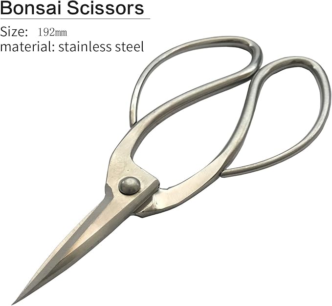 VOUIU 3-Piece Bonsai Tool Set,11inch Concave Cutter,11.5inch Knob Cutter,7.5inch Bonsai Scissors
