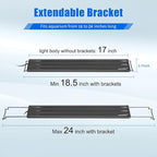 AQUANEAT LED Aquarium Light Full Spectrum for 18 Inch to 24 Inch Fish Tank Light Fresh Water