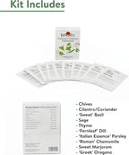Burpee Culinary Classics Garden Collection 10 Packets of Non-GMO Chives, Cilantro, Basil, Sage, Thyme, Dill, Parsley, Chamomile, Marjoram & Oregano | Kitchen Herb Variety Pack, Seeds for Planting