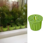 4 Pack Aquarium Plant Holder Fish Tank Plants Pots Anti-Floating Aquarium Plant Weights Aqua Soil Container for Echinodorus Bleheri Live Freshwater Plants Substrate Tabs Fertilizer Stratum