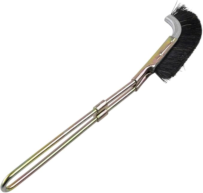 Wazakura Bonsai Curved Head Brush Made in Japan 9-1/4inch(235mm) - Black