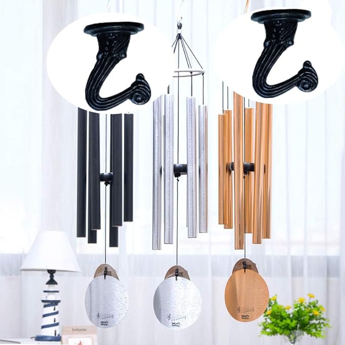 6 Sets White Ceiling Hooks for Hanging Plant, Heavy Duty Swag Toggle Hooks with Hardware (Black)
