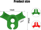 80 Pcs Low Stress Training Clips, 90 Degrees Plant Trainer, Bud Benders, Plant Stem Support Bender for Plants - Red and Green