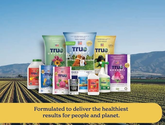 True Organic Citrus & Avocado Food – Organic Fertilizer for Lush Foliage and Abundant Fruit – 12lb Bag Covers 210 Sq. Ft.
